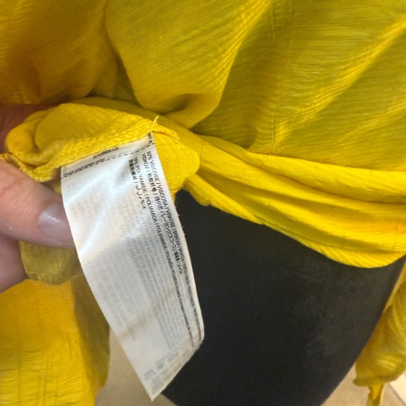 💛 Mango Oversized V-Neck Blouse – Size 6 - Picture 6 of 9